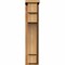 Ekena Millwork Mediterranean Rough Sawn Corbel w/Backplate, Western Red Cedar, 6"W x 12"D x 28"H COR06X12X28MED01RWR - alternate 3